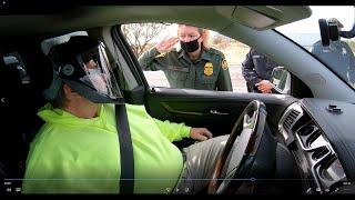 U.S. Border Patrol Immigration Checkpoint Citizenship Declaration Refusal, Amado, Arizona, GX018563