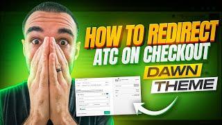 Shopify How to add  Redirect ATC to checkout page in dawn theme for FREE 2022