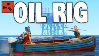 I Took a New Rust Player to Oil Rig and Made Him Rich! - Rust Solo Survival