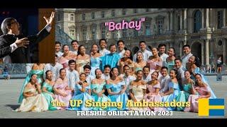 "Bahay" as performed by the UP Singing Ambassadors (UPSA)