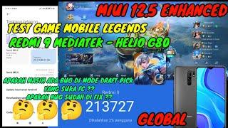 GAMING TEST Redmi 9 MIUI 12.5.3 Global (Enhanced) Android 11