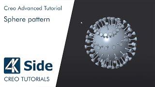 Creo Advanced tutorial: Sphere pattern