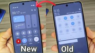 How to change Control Center style in Redmi 13 | Redmi 13 HyperOS Control Center