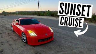 Sunset Drive In My Nissan 350z Rev-Up!