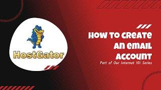 Hostgator How to create an email account