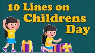 10 Lines on Children’s Day in English