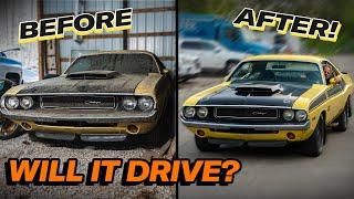 Resurrecting a Barn Find 1970 Dodge Challenger T/A 340 Six Pack | Will It Run?