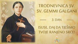 Trodnevnica sv. Gemmi Galgani - 3. dan