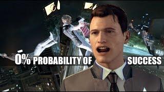 Detroit Become Human - 0% Probability of Success - Connor The Worst Negotiator (All Dialogue)