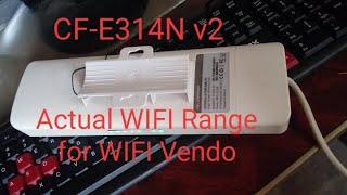 Comfast CF-E314n v2 review and actual wifi range to our vendo