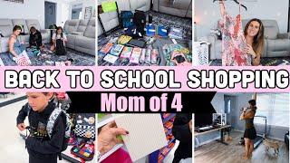 BACK TO SCHOOL SHOPPING :: GET IT ALL DONE :: SHOP, COOK & RUN ERRANDS WITH ME :: BUSY MOM LIFE VLOG