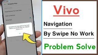 Vivo Phone Navigation Gestures Not Change Problem Solve