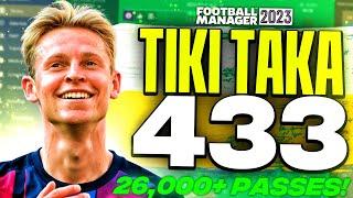 The BEST Tiki Taka FM23 Tactic! 67% Possession + Quadruple Won! | Best FM23 Tactics