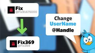 How To Change Twitter Username 2023 | Change Twitter Display Name and @ Handle
