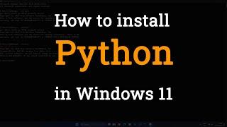 How to Download and Install Python Latest Version In Windows 11 Computer ( Step By Step Tutorial )