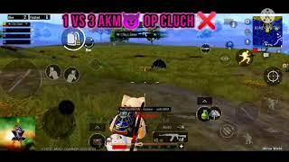 AKM 1Vs 3 OP Couch By Mr Raj Gmaer2.0 One Hp cluch #shorts #battlegroundsindia #viral #views