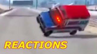 The AMR Safety Team is here | BeamNG.drive Crashes Reactions