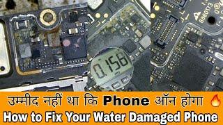 How to Fix Your Water Damaged Phone | Redmi 9a Full Dead Solution | Dead Mobile Half Short Fix