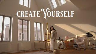 How to Change your Life  Cozy Art Studio move in + Decorating  Living alone Art Vlog