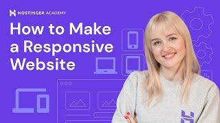 How to Make a Responsive Website