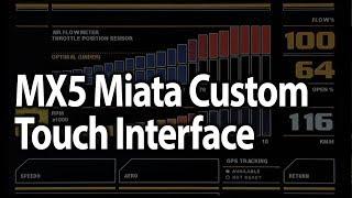 MX5 Miata Arduino touch screen interface