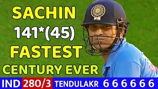 SACHIN TENDULKAR MASSIVE BATTING 141 RUNS | IND VS PAK 2ND ODI MATCH 2004 | SHOCKING BATTING EVER