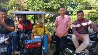 KOMUNITAS BECAK TANJUNG HALOBAN BACAKAN DEKLARASI ANTI HOAX & PILKADA 2018 DAMAI