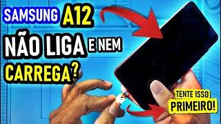 Samsung A12 NÃO LIGA E NEM CARREGA? Tente isso primeiro antes de levar na assistência técnica!