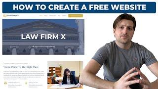 How To Create A Free WordPress Website For Lawyers | [For Beginners]