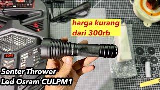 Senter tactical thrower super terang Leyoya M21A Osram CULPM1