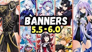 NEW UPDATE! 5.5-6.0 CHARACTER BANNER ROADMAP! XILONEN, COLOMBINA , SKIRK & MAUVIKA - Genshin Impact