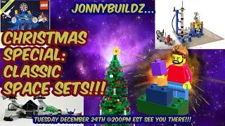 JonnyBuildz...Christmas Special!!! 3 Classic Space Sets!!! Leaks and Reviews! Episode 182