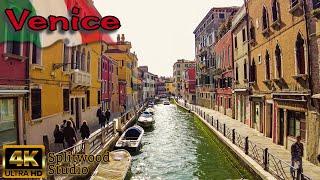 4K Venice Walking Tour: Magic of Italy's Floating City Venetian Architecture and Culture