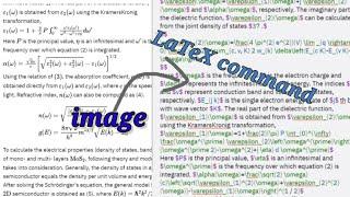 Convert photo and pdf into LaTeX file || Photo to LaTeX file|| pdf to LaTeX file