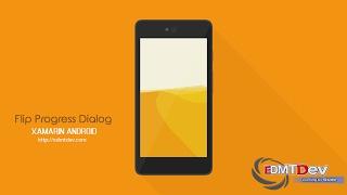 Xamarin Android Tutorial - Flip Progress Dialog