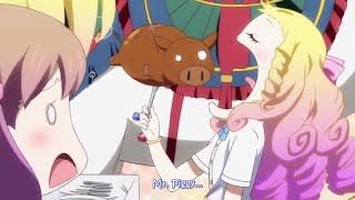 Anime girl swallows Mr. Piggy whole - Haitai Nanafa | Vore Collective