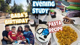 Baba’s birthday|Pasta recipe|Evening Study|Mobile addiction|Sheikh Rezwana Raisa #studyvlog