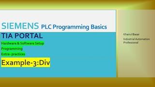 ex3 PLC Programming Basics   div