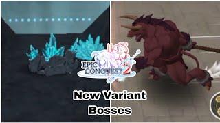 Epic Conquest 2 | V2.0.0 New Bosses (Dazzling Crystal Golem & Raging Minotaur)