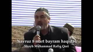 Rafiq Qori - 8 mart baytami.