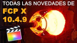 Todas las novedades de Final Cut Pro X 10.4.9