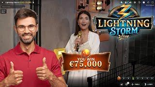 LIGHTNING STORM MADNESS - $8,000 BETS - LOTS OF BONUSES!