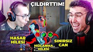 POWERTEACH'İ HİLE İLE TROLLEDİM! ÇILDIRDI PUBG MOBILE