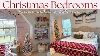 CHRISTMAS DECORATE WITH ME 2024 | Christmas Bedroom Decor | Christmas Decorating Ideas | Part 4