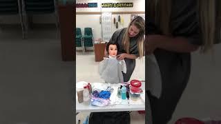 SC Cosmetology Practical Exam Procedure Tips: work area 2- foil