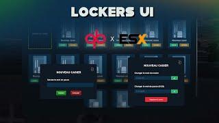 Lockers UI Script Fivem | Escrow (10€) and Open-Source (30€)