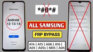 All Samsung a12/a13/a03s/a23/a32/a33/a51 FRP BYPASS || Google Account Unlock || Not TalkBack 2025