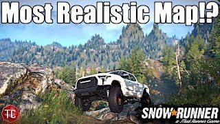 SnowRunner: NEW, REALISTIC Trails & Camping OPEN WORLD!! (Most Realistic map YET!?)