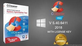 Register CCleaner Professional 5.40.6411[2018] Serial key 100% fix - full Download