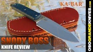 Ka-Bar Snody Boss Fixed Blade Knife Review | OsoGrandeKnives